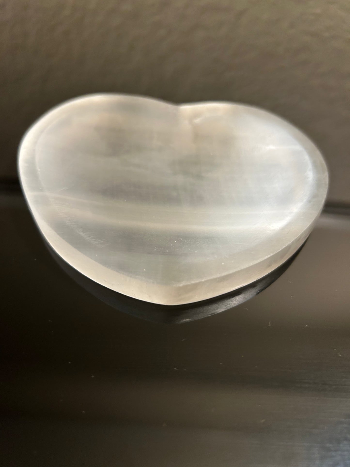 Selenite Charging Bowl - Heart Shape