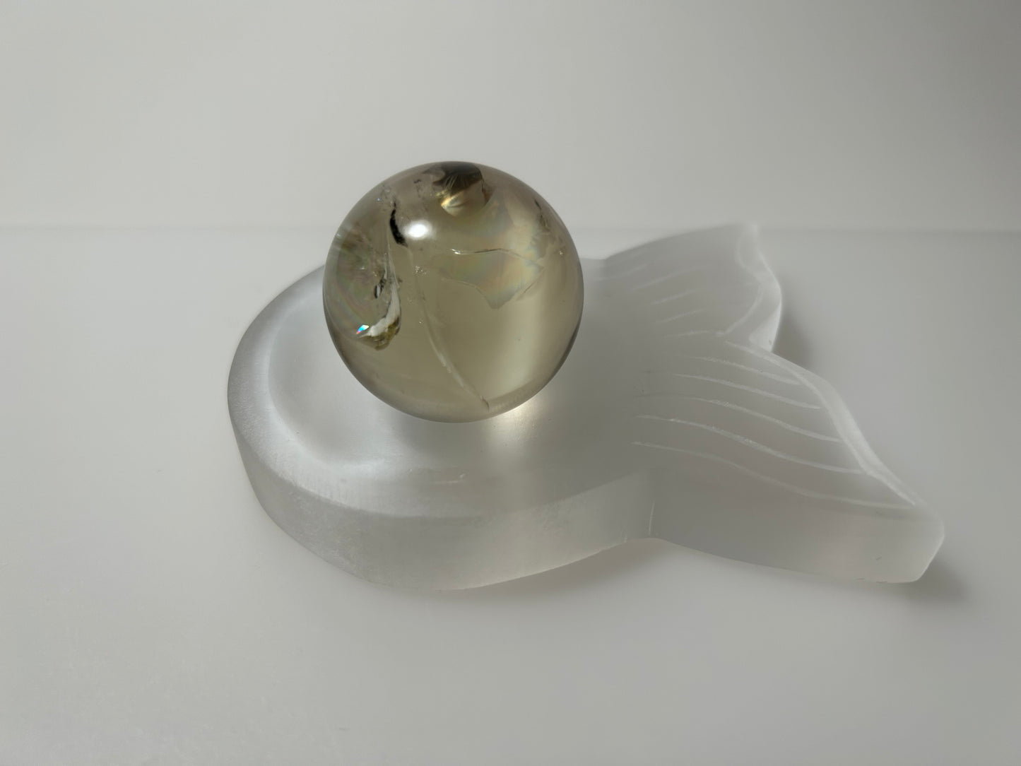 Selenite Charging Bowl - Fish Shape small