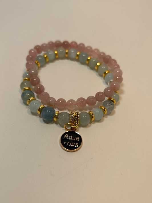 Aquarius Zodiac Combo Bracelet Set