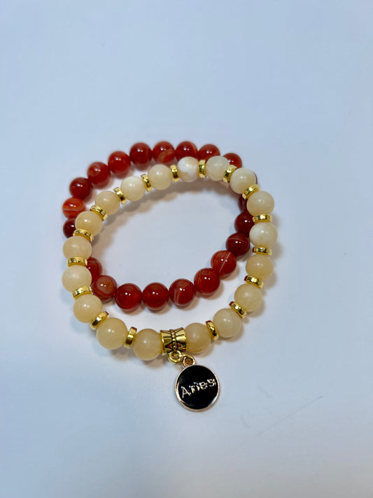 Aries Zodiac Combo Bracelet Set